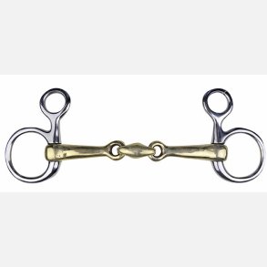 HKM Tre-delt baucher argentan - 16 mm