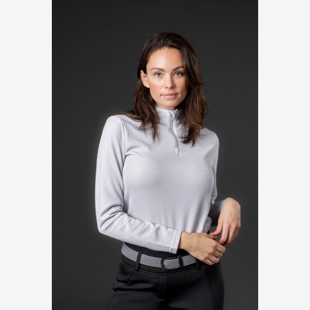 EQ Shimmer Bluse - Hvid