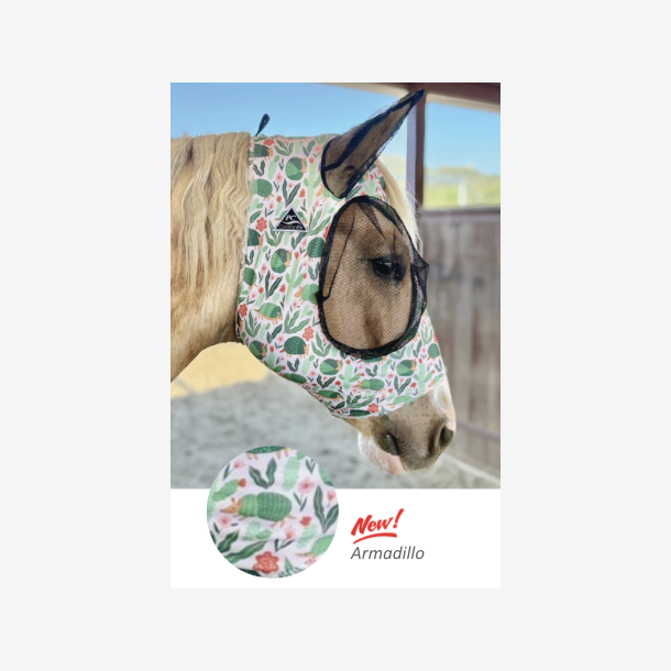 Professional Choice Comfort-Fit Fluemaske med hul til pandelokken - Armadillo