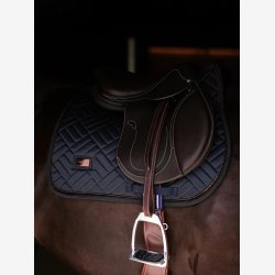 ES Spring Sadelunderlag - Modern Dark Ocean - FULL