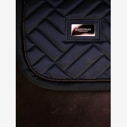 ES Spring Sadelunderlag - Modern Dark Ocean - FULL