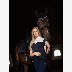 ES Dressur Sadelunderlag - Modern Dark Ocean - FULL