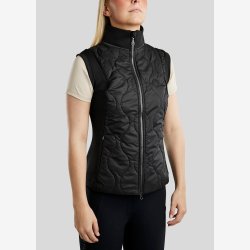 MoMary Bodywarmer m. Gun Metal Krystaller