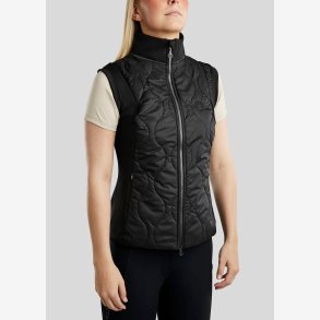 MoMary Bodywarmer m. Gun Metal Krystaller