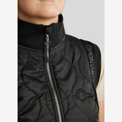 MoMary Bodywarmer m. Gun Metal Krystaller
