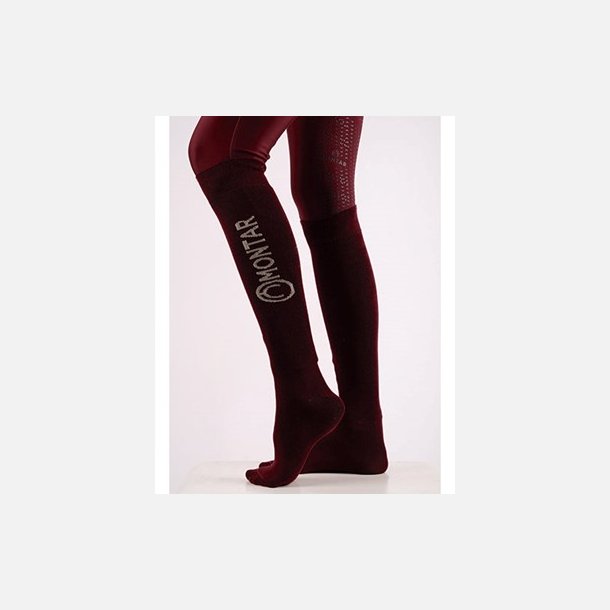 Montar Bambus knstrmpe - Plum