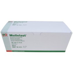 Mollelast Elastisk gazebandage - 4 m  x 10 cm