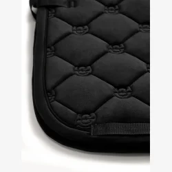 Equestrian Stockholm Dressur Sadelunderlag - Velvet - Sort