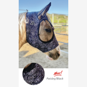 Professional Choice Comfort-Fit Fluemaske med hul til pandelokken - Paisley/Black