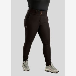 CURVE Briella Ridebukser m. Rosegold Krystaller - Sort