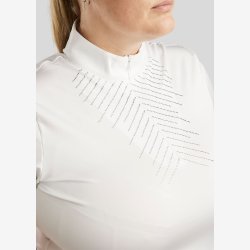 CURVE Bling St�vnebluse - Hvid