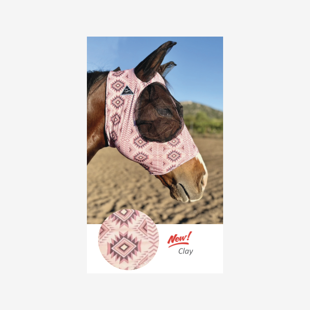 Professional Choice Comfort-Fit Fluemaske med hul til pandelokken - Clay