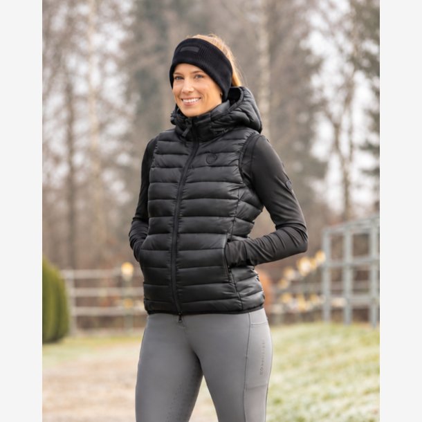 Covalliero Quilted Vest - Sort