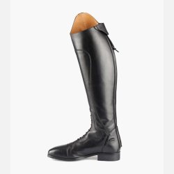 PE Dellucci Ladies Long Leather Field Riding Boots - Sort