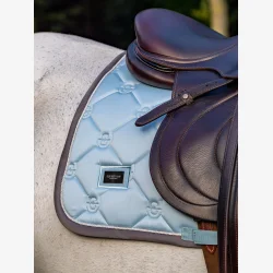 Equestrian Stockholm Spring Sadelunderlag - Ice Blue - FULL