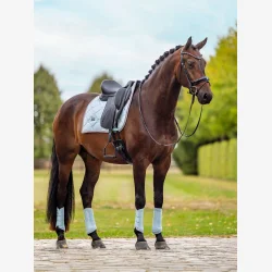 Equestrian Stockholm Dressur Sadelunderlag - Ice Blue - FULL