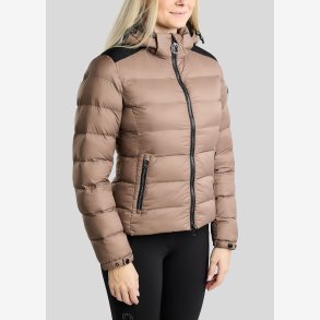 MoAthena Refined kort jakke - Nougat Brun