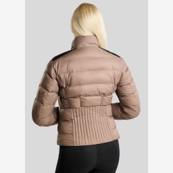 MoAthena Refined kort jakke - Nougat Brun