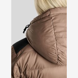 MoAthena Refined kort jakke - Nougat Brun