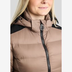 MoAthena Refined kort jakke - Nougat Brun