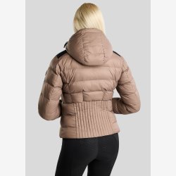 MoAthena Refined kort jakke - Nougat Brun