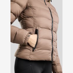 MoAthena Refined kort jakke - Nougat Brun