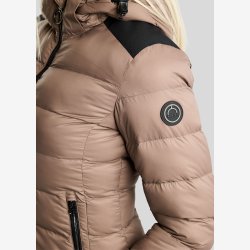 MoAthena Refined kort jakke - Nougat Brun