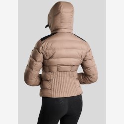 MoAthena Refined kort jakke - Nougat Brun