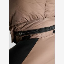 MoAthena Refined kort jakke - Nougat Brun