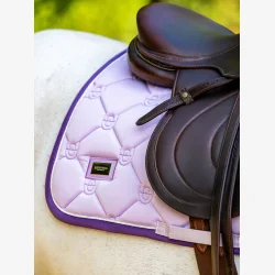 Equestrian Stockholm Spring Sadelunderlag - Lavender - FULL