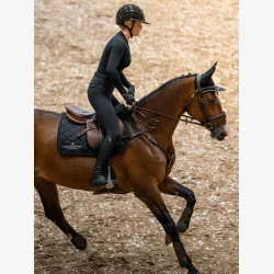 Equestrian Stockholm Spring Sadelunderlag Line - Sort - COB