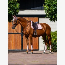 Equestrian Stockholm Spring Sadelunderlag Line - Pink - FULL