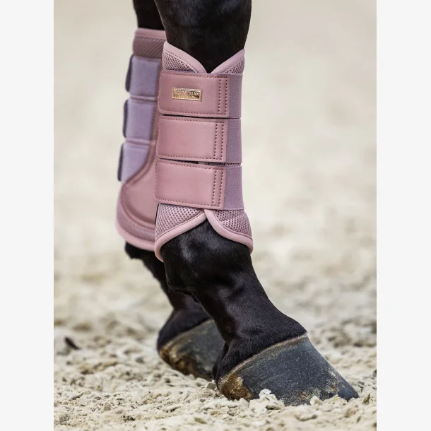 Equestrian Stockholm Brushing Boots - Pink