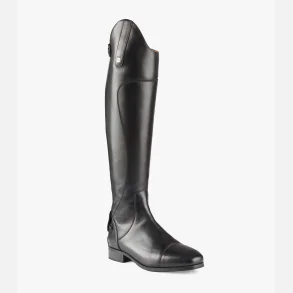 PE Mazziano Ladies Long Leather Dress Riding Boots - Sort