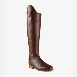 PE Mazziano Ladies Long Leather Dress Riding Boots - Brun