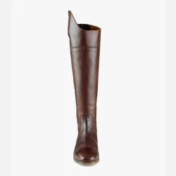 PE Mazziano Ladies Long Leather Dress Riding Boots - Brun