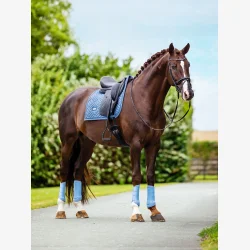 Equestrian Stockholm Dressur Sadelunderlag - Modern Midsummer Blue - COB