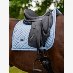 Equestrian Stockholm Dressur Sadelunderlag - Modern Midsummer Blue - COB