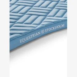 Equestrian Stockholm Dressur Sadelunderlag - Modern Midsummer Blue - COB