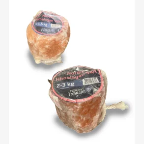 Nordic Himalaya Saltsten med snor - rund - 1,5 kg