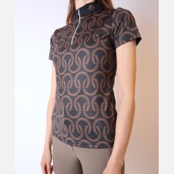 Montar Aisha horseshoe polo - Black