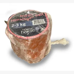 Nordic Himalaya Saltsten med snor - rund - 1,5 kg