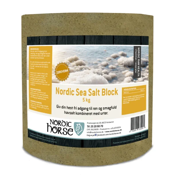 Nordic Sea Salt Block - Zero Verm - Gul