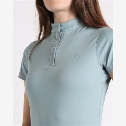 Montar Briella short sleeve tone in tone - Crystals - Turin