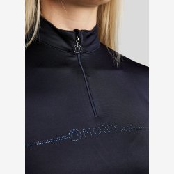MoAviana bluse med krystal logo