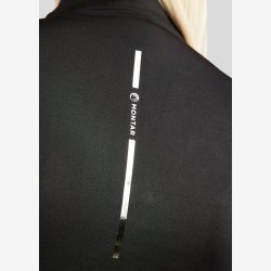 MoStar Trningsbluse m. mesh og logo - Sort