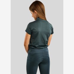 MoEverly trningsbluse m Rosegold Krystaller - Dark Slate - Brn