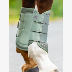 Equestrian Stockholm Brushing Boots - Pistachio