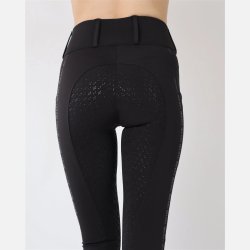 Montar Rebel Tone-in-Tone Tights - Sort