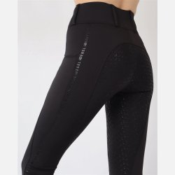 Montar Rebel Tone-in-Tone Tights - Sort